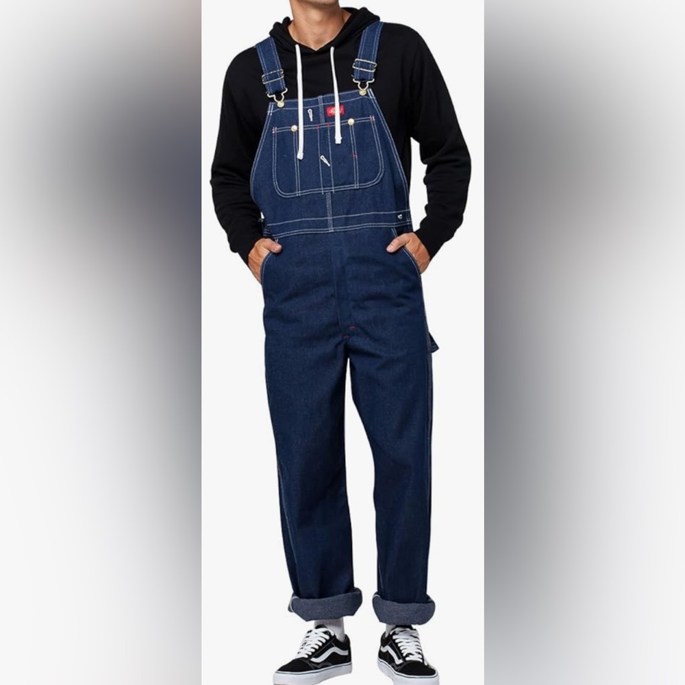 155. NWT Dickies Men's Bib Overall - Picture 2 of 4